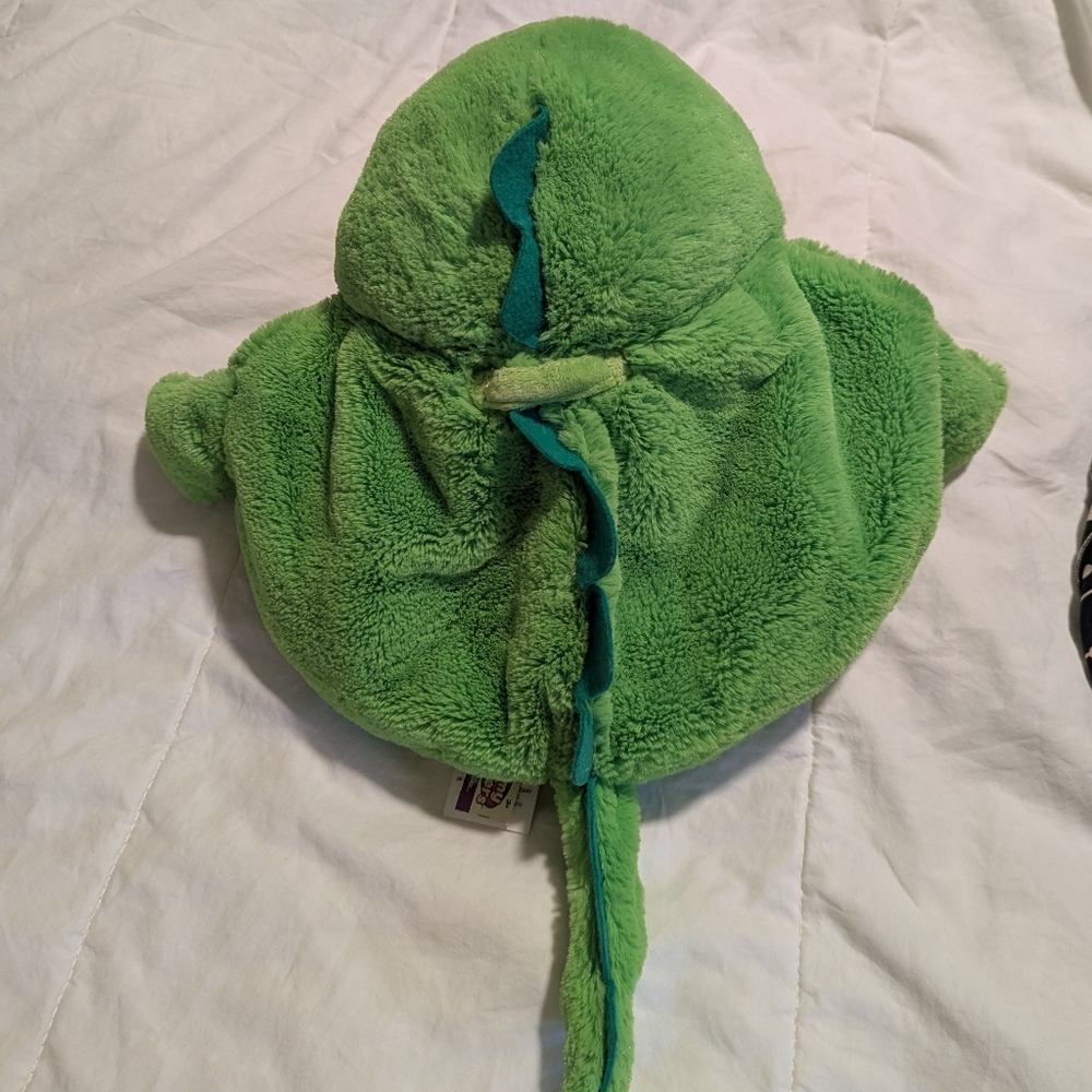 NWOT Tummy Stuffers Green and Yellow Plush Toy - Picture 4 of 9